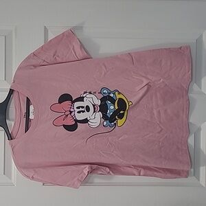 Disney Pink Minnie Mouse Graphic T-Shirt